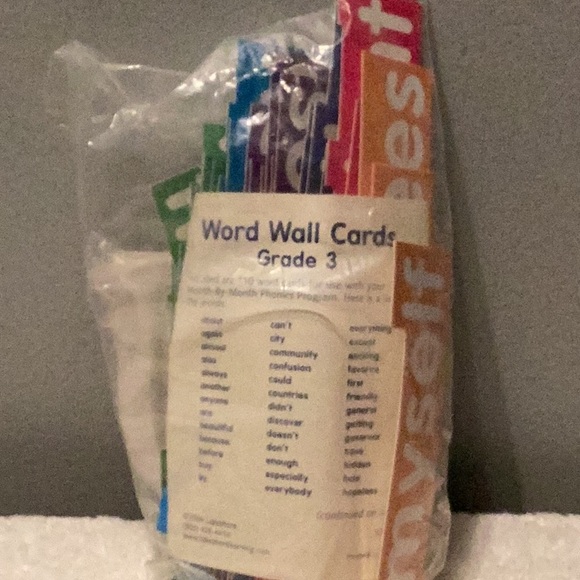 Word Wall Cards - Multicolor - Picture 6 of 8